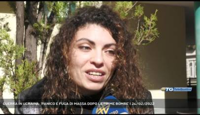 TRIESTE | GUERRA IN UCRAINA: 'PANICO E FUGA DI MASSA DOPO LE PRIME BOMBE'