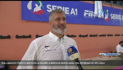 TRIESTE | PALLANUOTO TRIESTE BEFFATA AI RIGORI: A BRESCIA SERVE UN'ALTRA IMPRESA