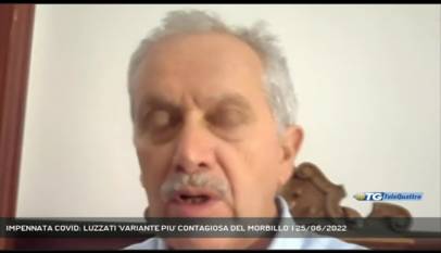 TRIESTE | IMPENNATA COVID: LUZZATI 'VARIANTE PIU' CONTAGIOSA DEL MORBILLO'