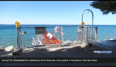 TRIESTE | SCALETTE TRANSENNATE A BARCOLA IN ATTESA DEL COLLAUDO: E' POLEMICA