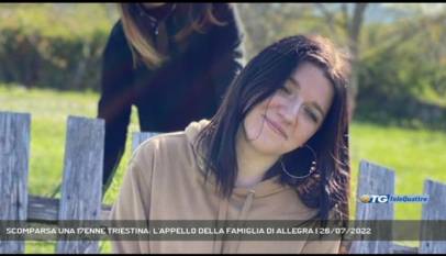TRIESTE | SCOMPARSA UNA 17ENNE TRIESTINA: L'APPELLO DELLA FAMIGLIA DI ALLEGRA