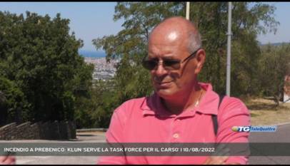 SAN DORLIGO DELLA VALLE | INCENDIO A PREBENICO: KLUN 'SERVE LA TASK FORCE PER IL CARSO'