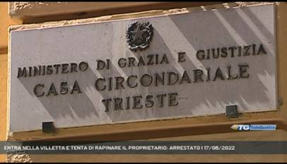 TRIESTE | ENTRA NELLA VILLETTA E TENTA DI RAPINARE IL PROPRIETARIO: ARRESTATO