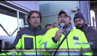 TRIESTE | DALLE PROTESTE IN PORTO ALLA POLITICA: PUZZER CAPOLISTA DI ITALEXIT