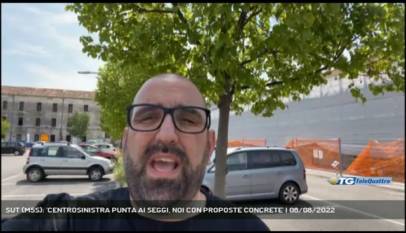 TRIESTE | SUT (M5S): 'CENTROSINISTRA PUNTA AI SEGGI