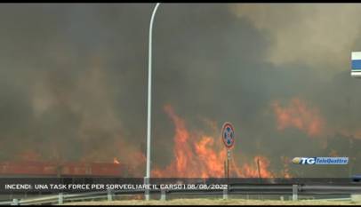 TRIESTE | INCENDI: UNA TASK FORCE PER SORVEGLIARE IL CARSO