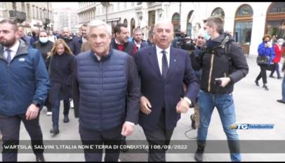 TRIESTE | WARTSILA: SALVINI 'L'ITALIA NON E' TERRA DI CONQUISTA'