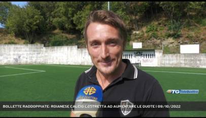 TRIESTE | BOLLETTE RADDOPPIATE: ROIANESE CALCIO COSTRETTA AD AUMENTARE LE QUOTE