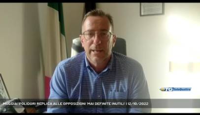 MUGGIA | MUGGIA: POLIDORI REPLICA ALLE OPPOSIZIONI 'MAI DEFINITE INUTILI'