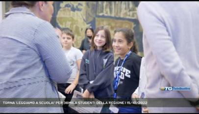 TRIESTE | TORNA 'LEGGIAMO A SCUOLA!' PER 36MILA STUDENTI DELLA REGIONE