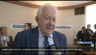 TRIESTE | 'AMBER WINE FESTIVAL': WEEKEND DI DEGUSTAZIONI AL CASTELLO DI SAN GIUSTO