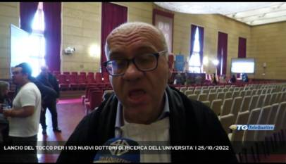 TRIESTE | LANCIO DEL TOCCO PER I 103 NUOVI DOTTORI DI RICERCA DELL'UNIVERSITA'