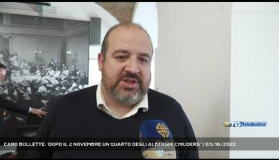 TRIESTE | CARO BOLLETTE: 'DOPO IL 2 NOVEMBRE UN QUARTO DEGLI ALBERGHI CHIUDERA''