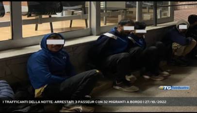 TRIESTE | I TRAFFICANTI DELLA NOTTE: ARRESTATI 3 PASSEUR CON 32 MIGRANTI A BORDO