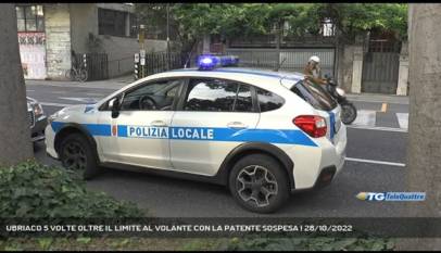 TRIESTE | UBRIACO 5 VOLTE OLTRE IL LIMITE AL VOLANTE CON LA PATENTE SOSPESA