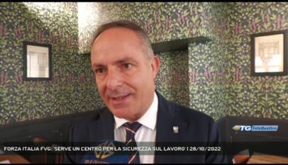 TRIESTE | FORZA ITALIA FVG: 'SERVE UN CENTRO PER LA SICUREZZA SUL LAVORO'