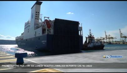 TRIESTE | PRENOTAZIONE PER I TIR: DA LUNEDI' SCATTA L'OBBLIGO IN PORTO