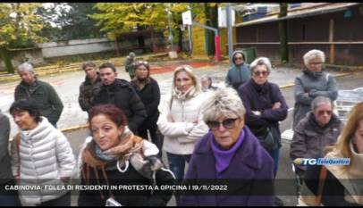 TRIESTE | CABINOVIA: FOLLA DI RESIDENTI IN PROTESTA A OPICINA