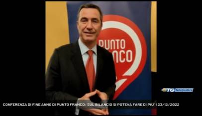 TRIESTE | CONFERENZA DI FINE ANNO DI PUNTO FRANCO: 'SUL BILANCIO SI POTEVA FARE DI PIU''