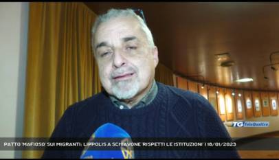 TRIESTE | PATTO 'MAFIOSO' SUI MIGRANTI: LIPPOLIS A SCHIAVONE 'RISPETTI LE ISTITUZIONI'