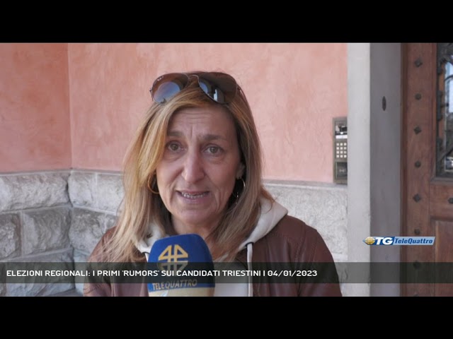 TRIESTE ELEZIONI REGIONALI I PRIMI 'RUMORS' SUI CANDIDATI TRIESTINI