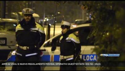 TRIESTE | ARMI AI VIGILI E NUOVO REGOLAMENTO MOVIDA: OPERATIVI QUEST'ESTATE